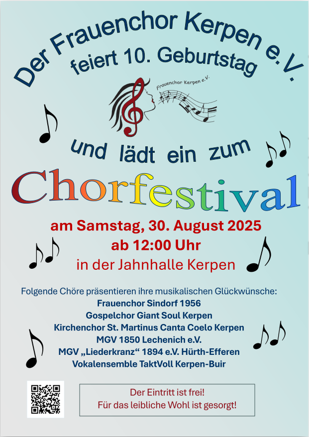 Plakat Chorfestival 2025